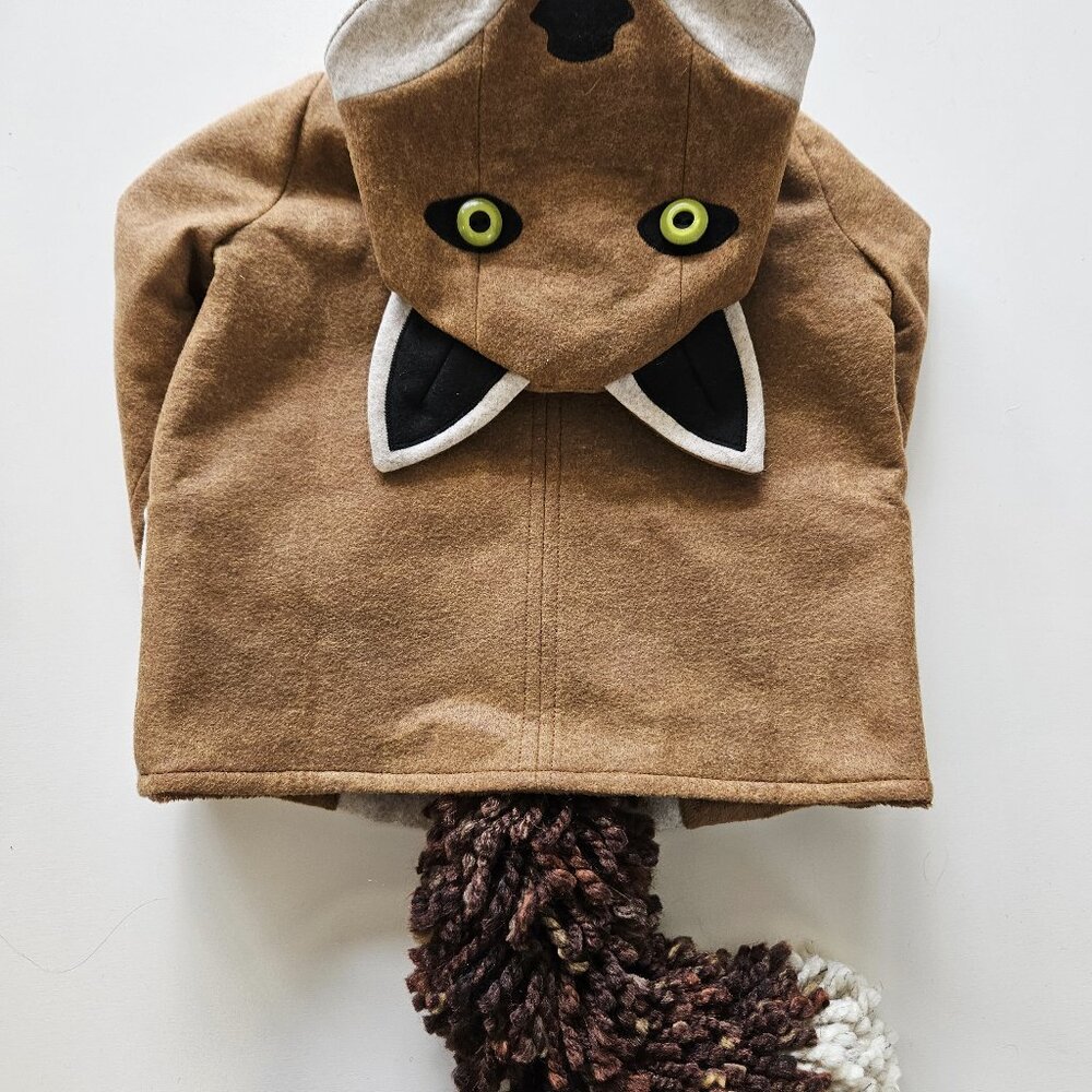NWT Little Goodall Fantastic Little Fox Coat 🦊 Wool Button Duffle Jacket - 4T - Picture 5 of 13